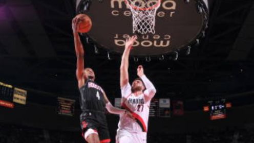 【集锦】火箭111-125开拓者 小西蒙斯半场7记三分稳西部第一